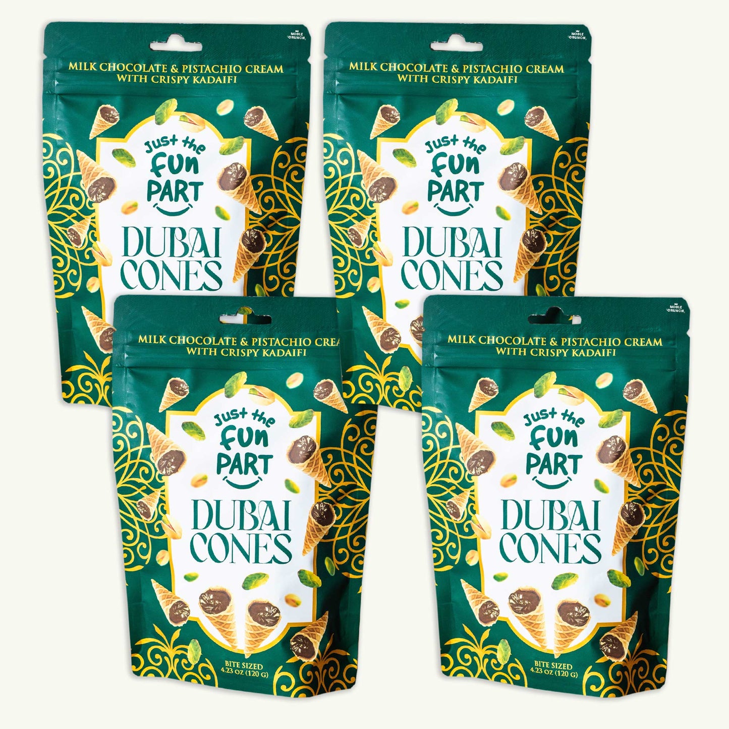 Just the Fun Part Dubai Chocolate Waffle Cones 4.23oz