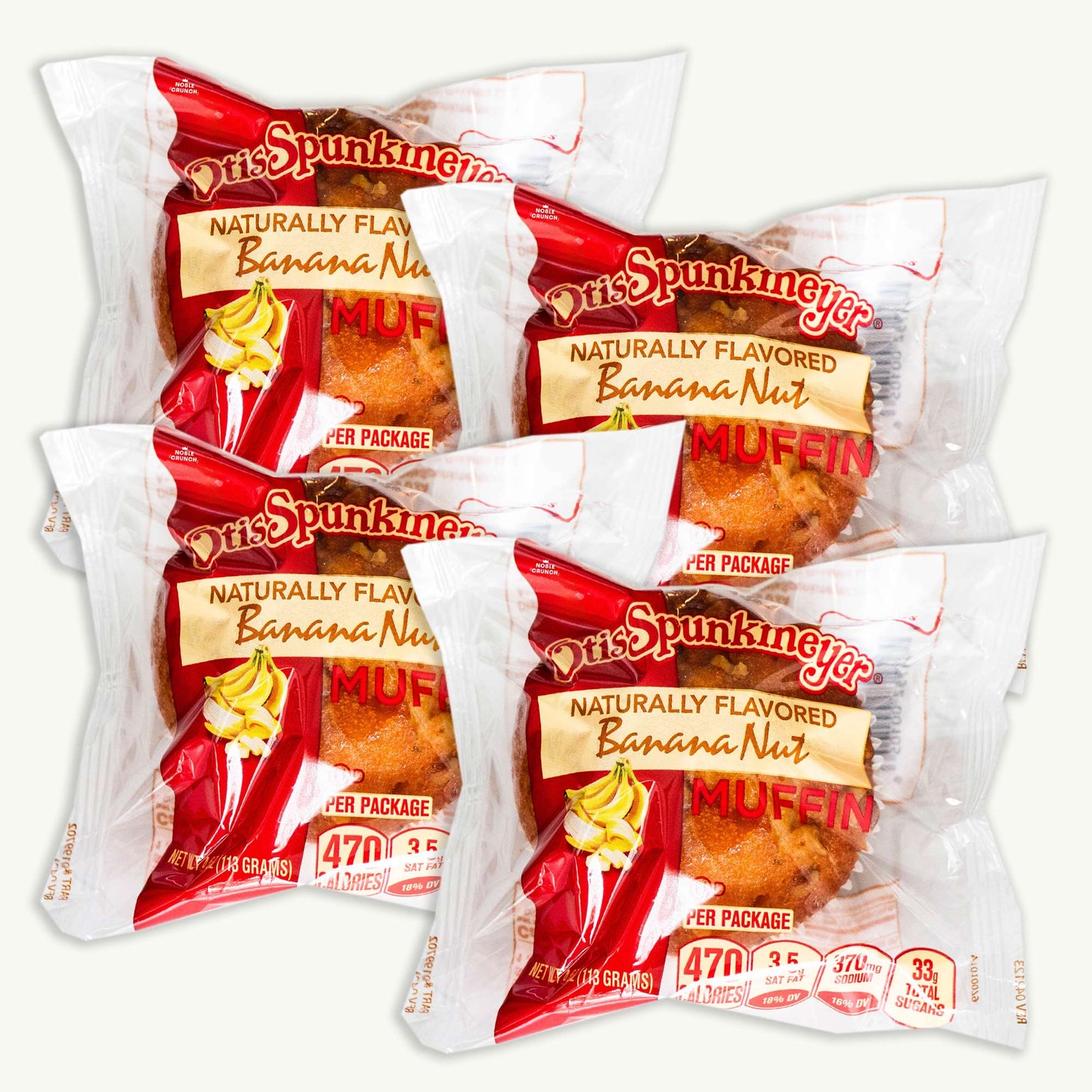 Otis Spunkmeyer Banana Nut Muffins 4oz