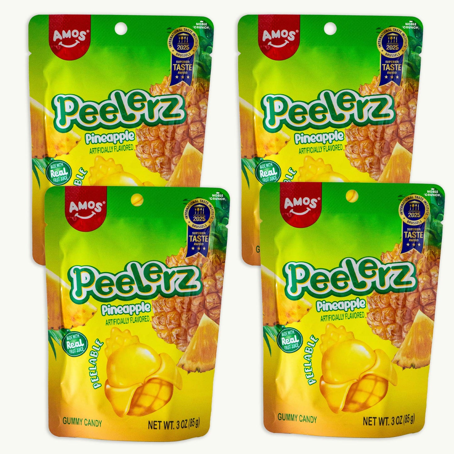 Peelerz Pineapple Peelable Gummy Candy 3oz
