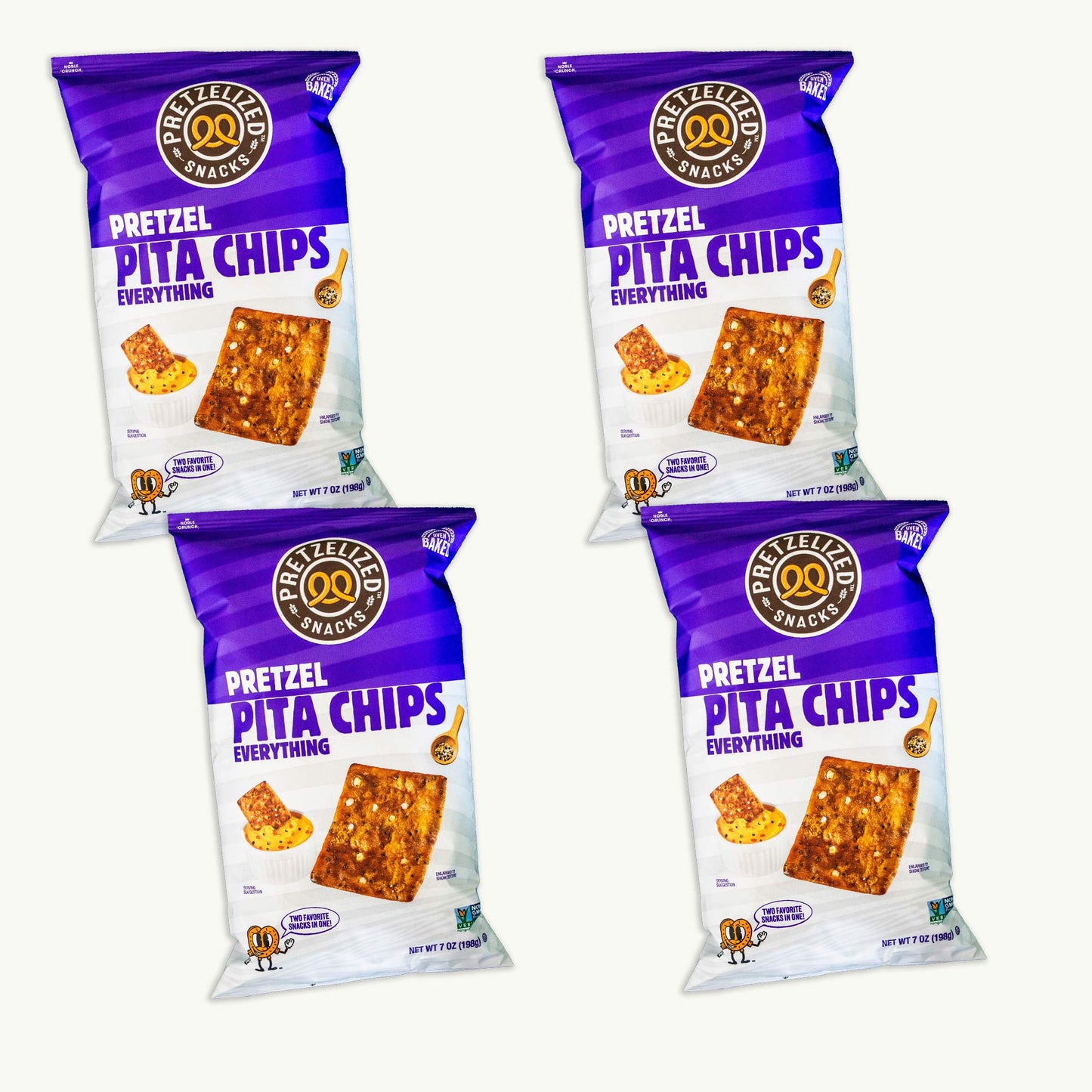 Pretzelized Everything Pita Chips 7oz