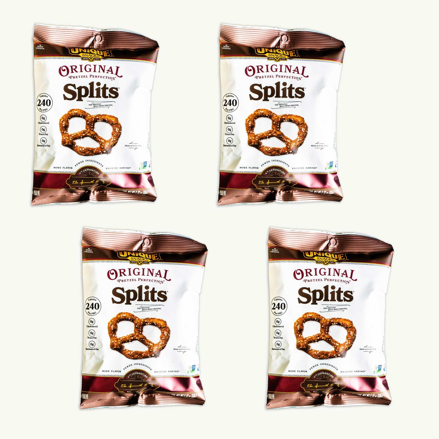 Unique Original Pretzels Splits 2.12oz