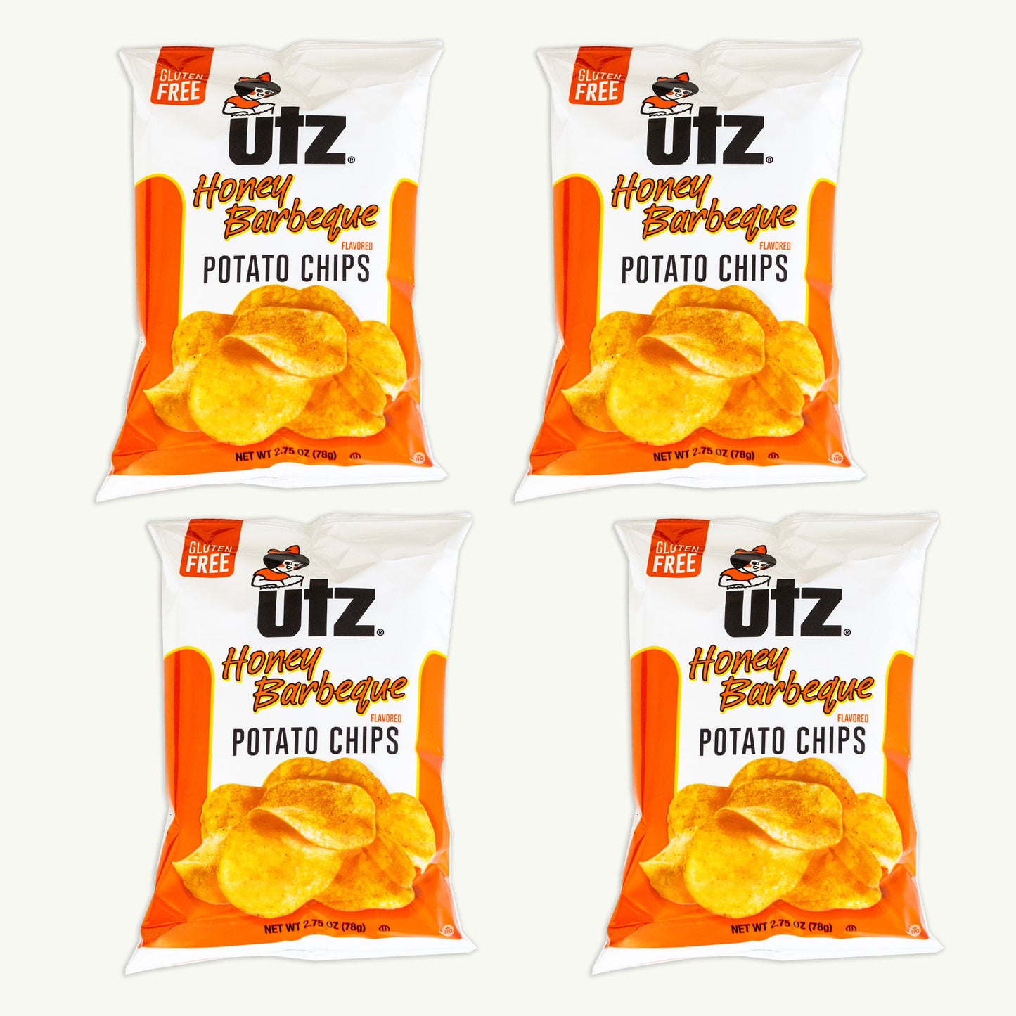 Utz Honey BBQ Potato Chips 2.75oz