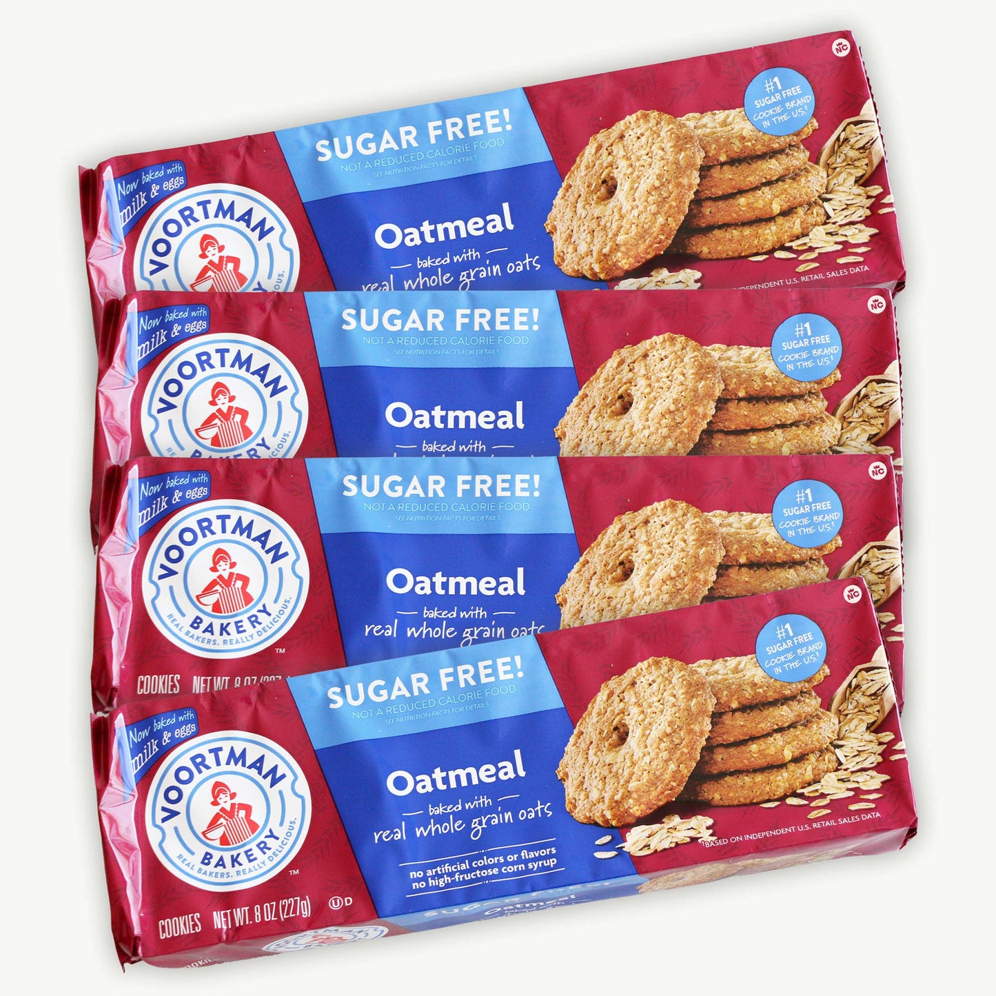Voortman Sugar Free Oatmeal Cookies 8oz