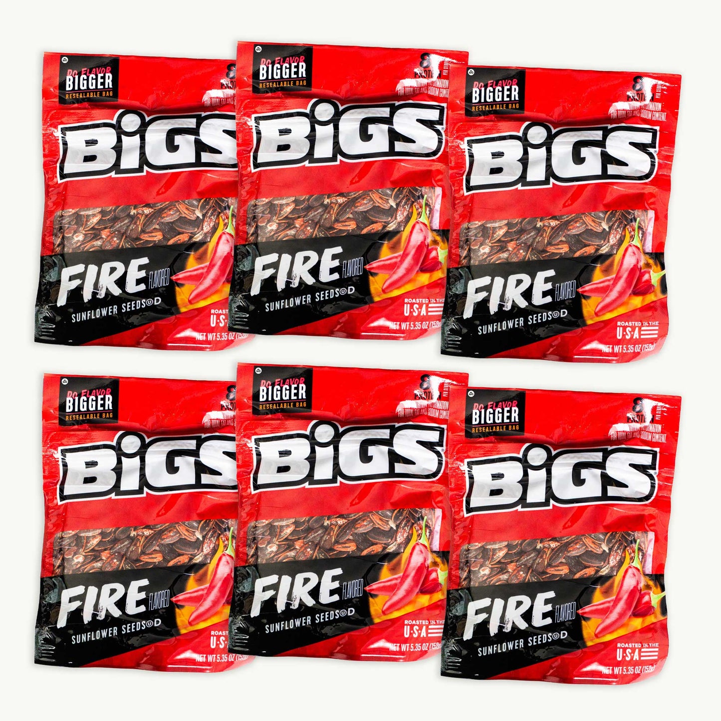 BIGS Fire Sunflower Seeds 5.35oz