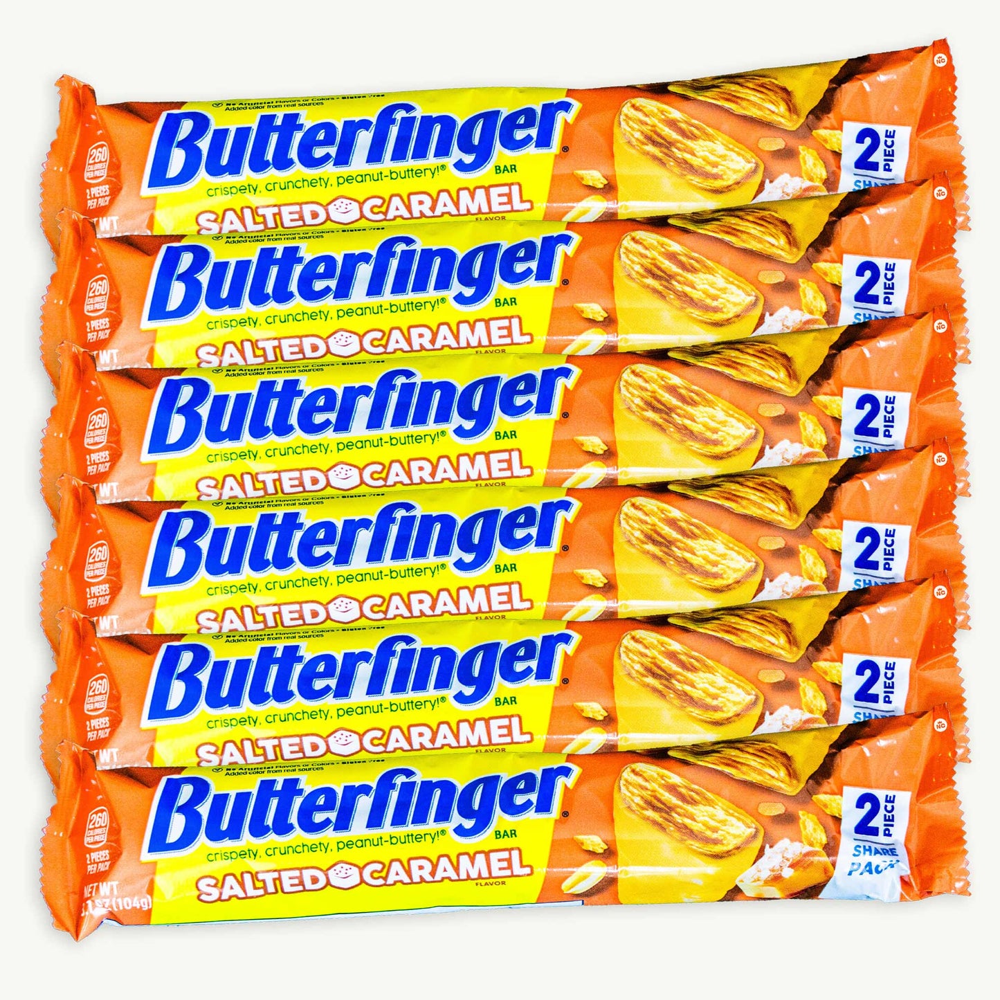 Butterfinger Salted Caramel Peanut Butter Candy Bar - 2 Piece Share Pack 3.7oz