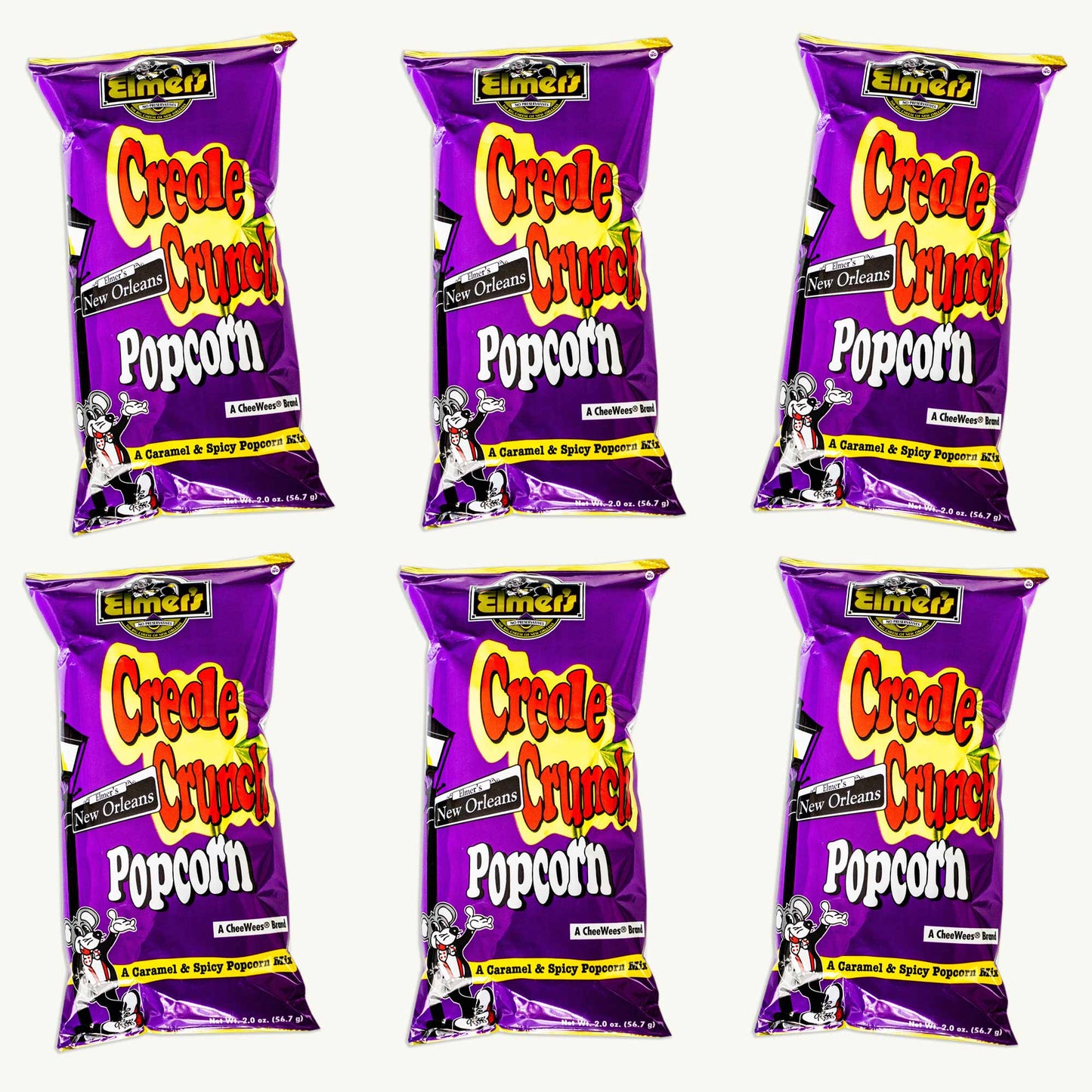 Elmer's Creole Crunch Popcorn 2oz
