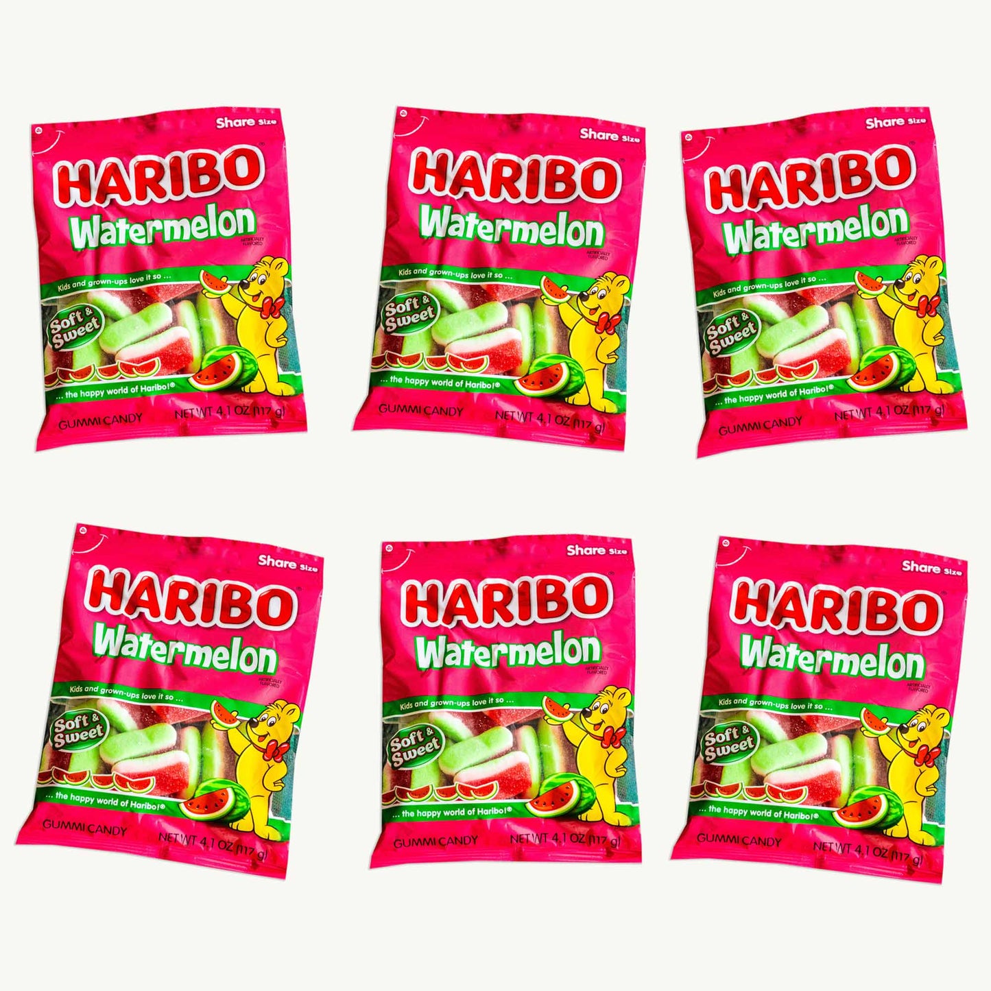 Haribo Watermelon Gummy Candy 4.1oz