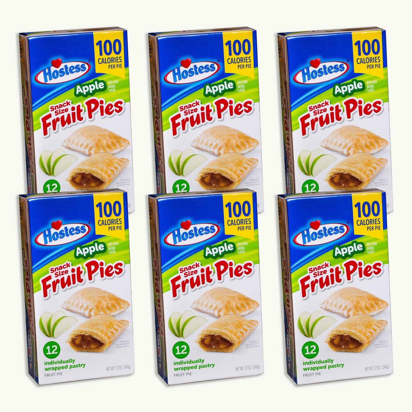 Hostess Apple Fruit Pies 12oz 12ct