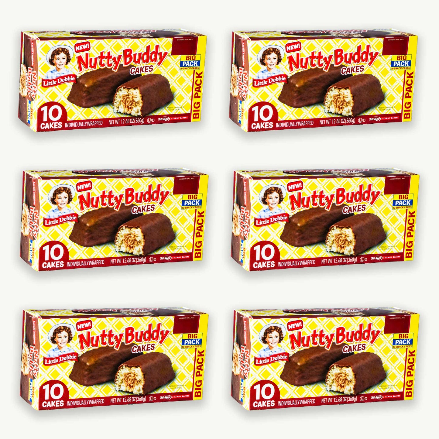 Little Debbie Nutty Buddy Cakes 12.68oz 10ct