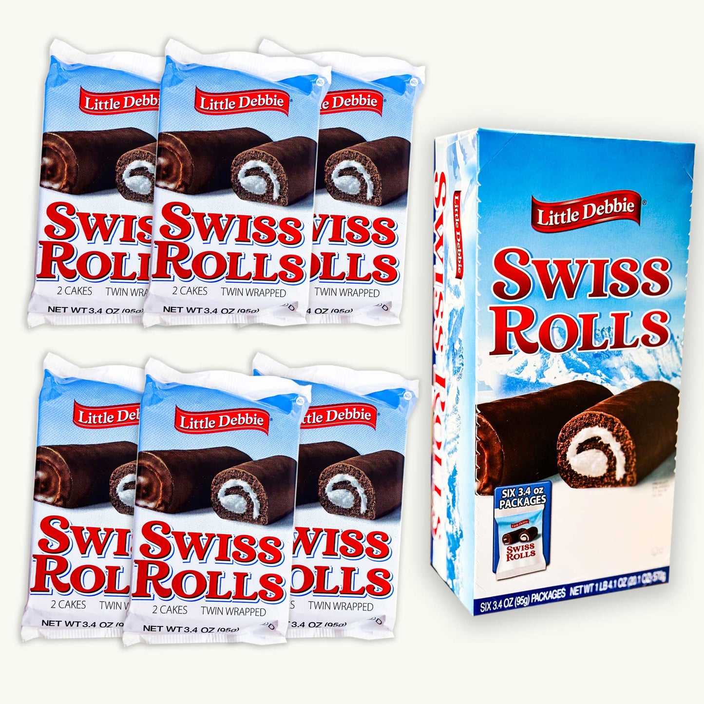 Little Debbie Swiss Rolls 2ct 3.4oz
