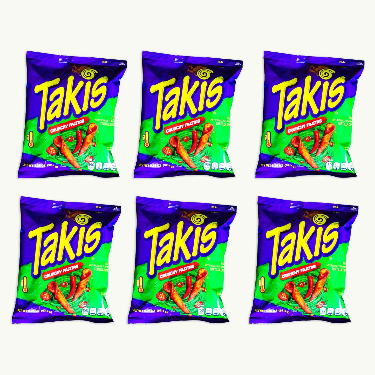 Takis Crunchy Fajitas Tortilla Chips 3.25oz
