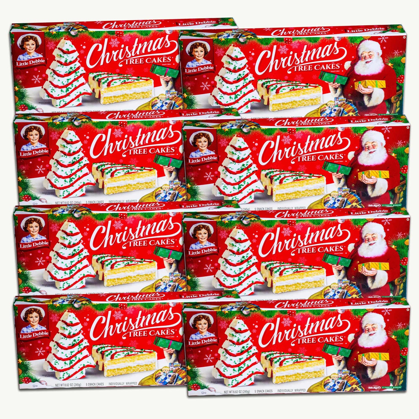 Little Debbie Vanilla Christmas Tree Cakes 5ct 8.62oz