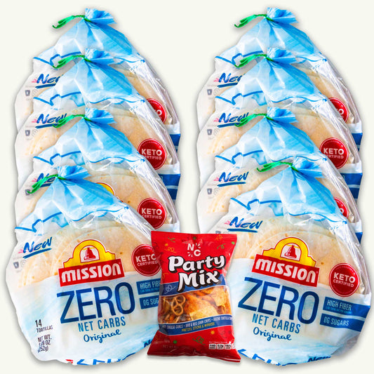 Mission ZERO Net Carb Original Tortillas (112ct) - Party Mix 8oz
