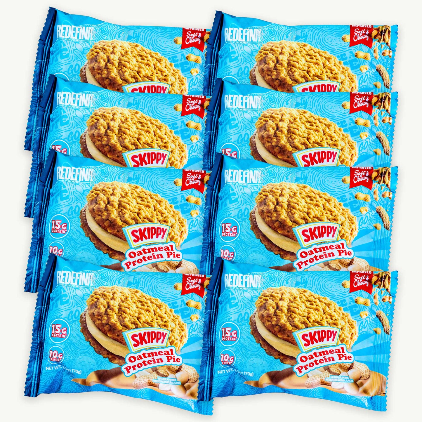 Redefine Foods Skippy Peanut Butter Oatmeal Protein Pie