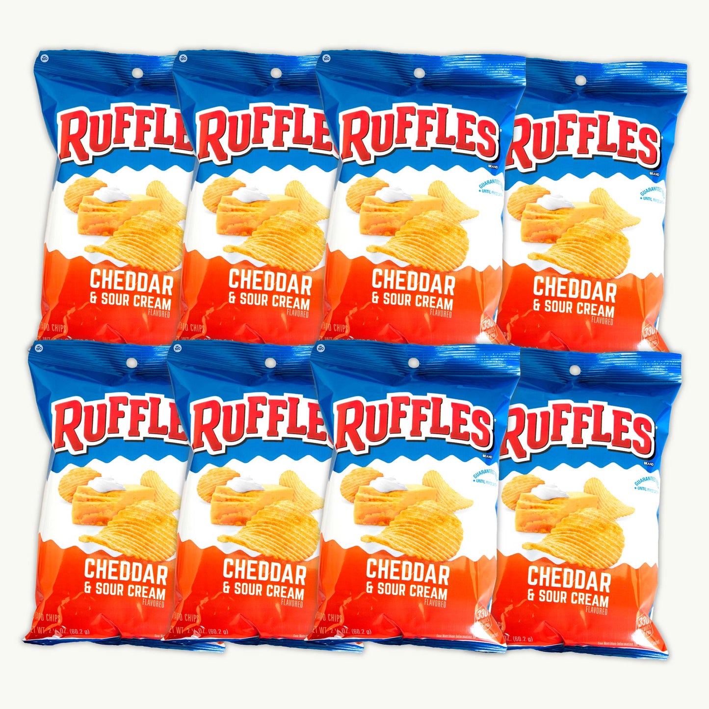 Ruffles Cheddar Sour Cream Potato Chips 2.12oz