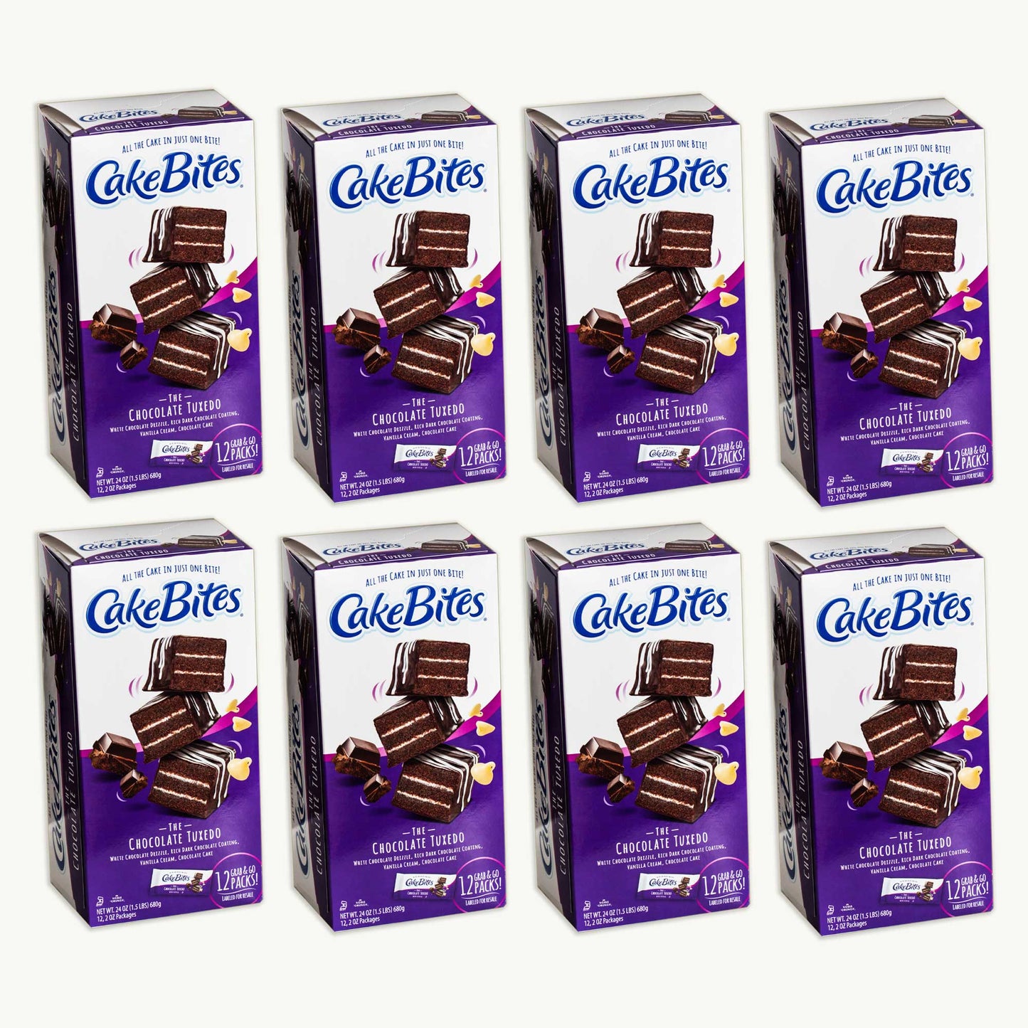 Cakebites The Chocolate Tuxedo Cake Bites 2oz