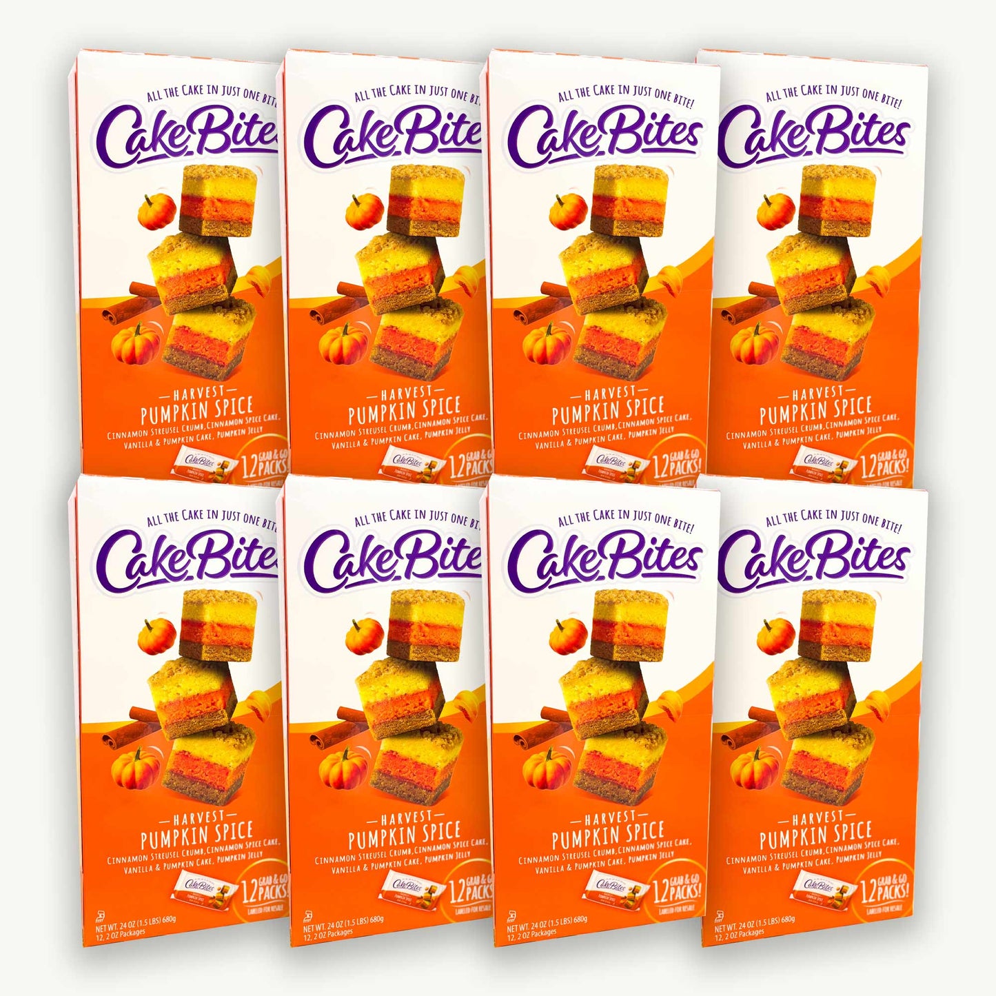 Cakebites Harvest Pumpkin Spice Cake Bites 2oz
