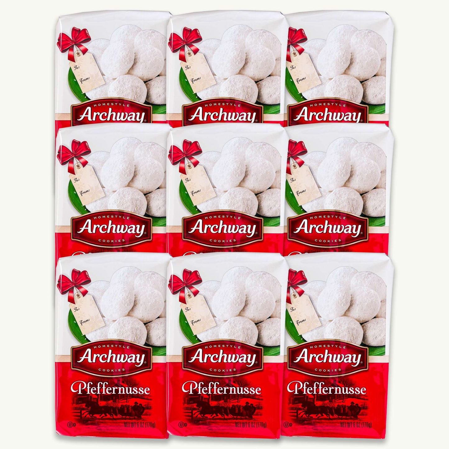 Archway Christmas Holiday Pfeffernusse Cookies 6oz