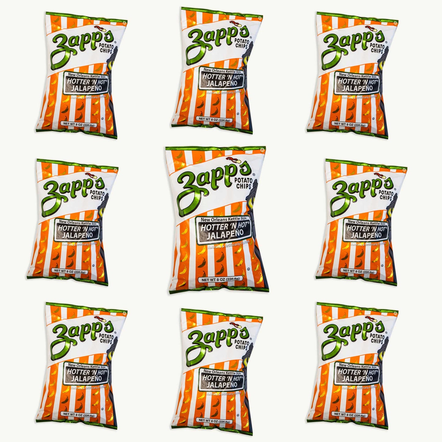 Zapp's Hotter N Hot Jalapeno Kettle Potato Chips 8oz