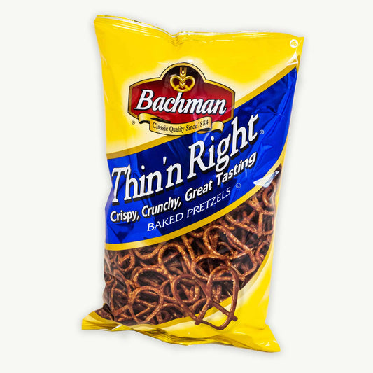 Bachman Thin Right Baked Pretzels 9oz