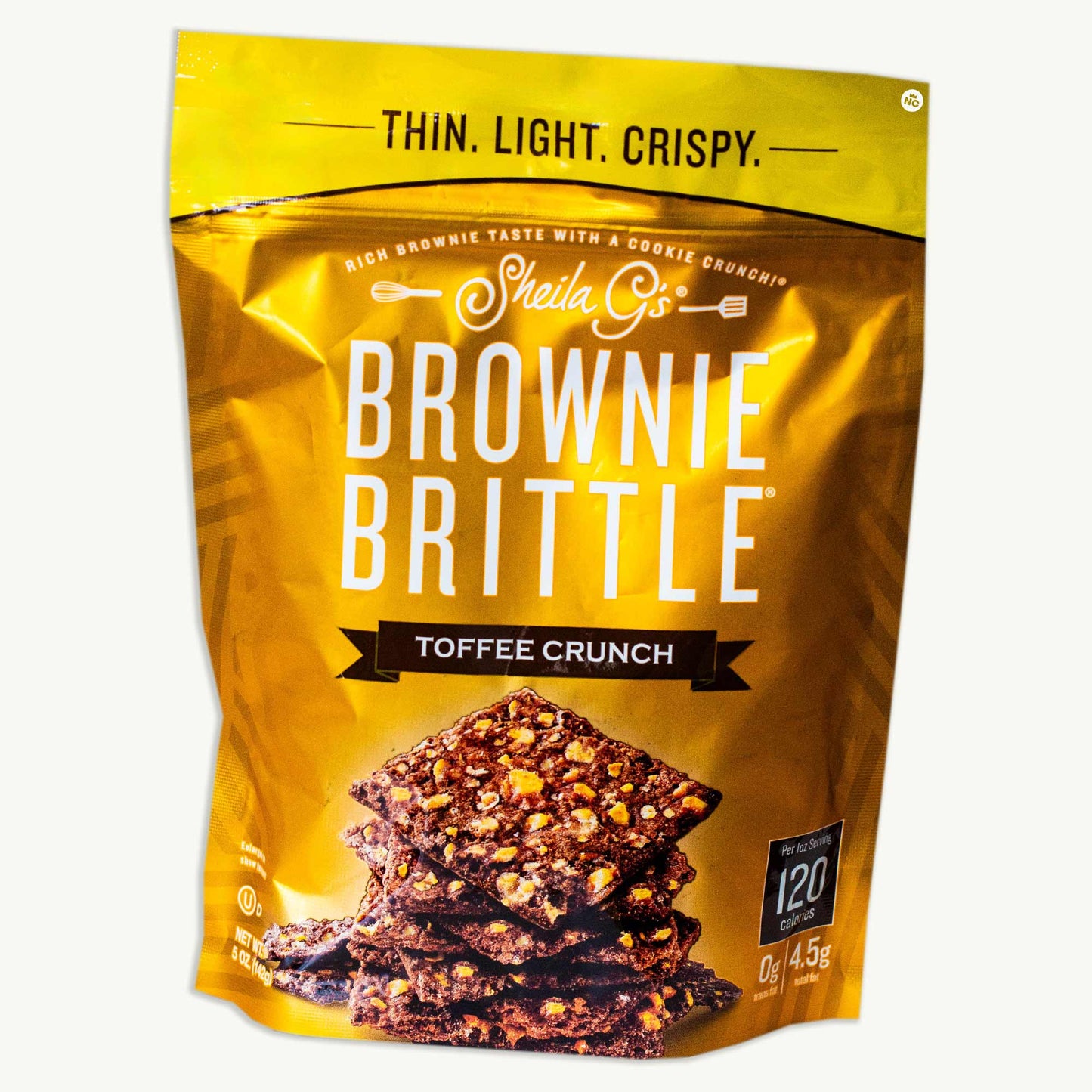 Brownie Brittle Variety Pack - Toffee Crunch, Chocolate Chip, M&M, Dark Chocolate Sea Salt, Blondies Chocolate Chip - Drizzilicious Salted Caramel 4oz - 6 Items