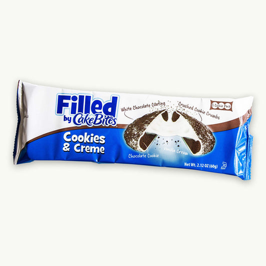 Cakebites Cookies Cream Filled Cookies 2.12oz