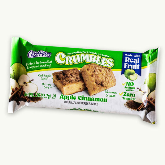 Cakebites Crumbles Apple Cinnamon 2oz