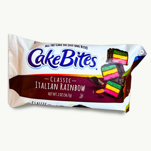 Cakebites Classic Italian Rainbow Cakes 2oz