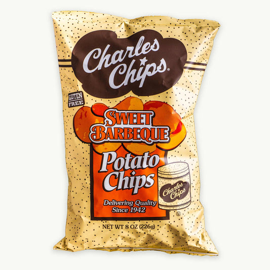 Charles Chips Sweet BBQ Potato Chips 8oz