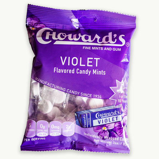Choward's Violet Candy Mints 3oz