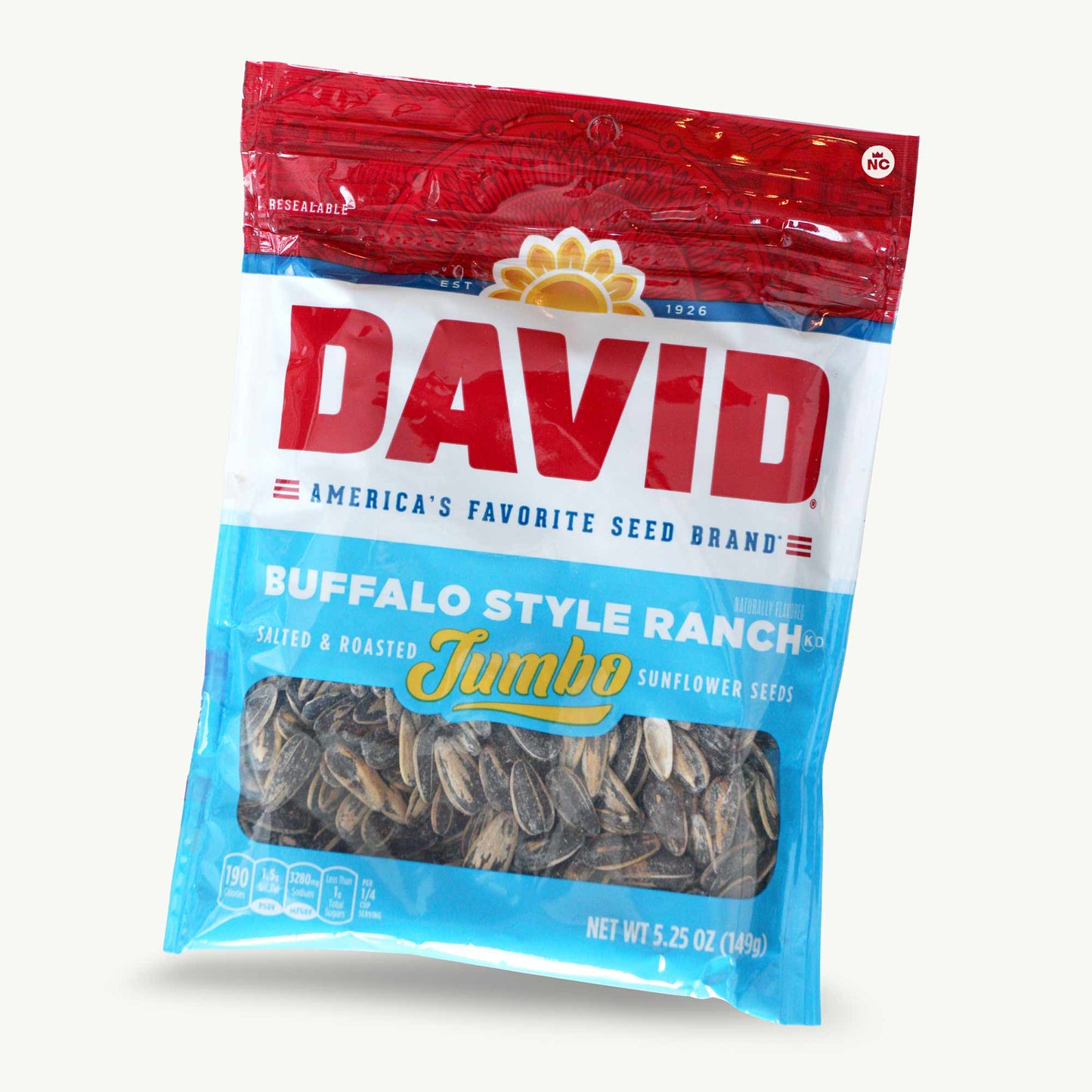DAVID BIGS Sunflower Seed Variety Pack 9, 5.25OZ - North Fork Sour Cream Onion Kettle Potato Chip 2oz - 10 Items