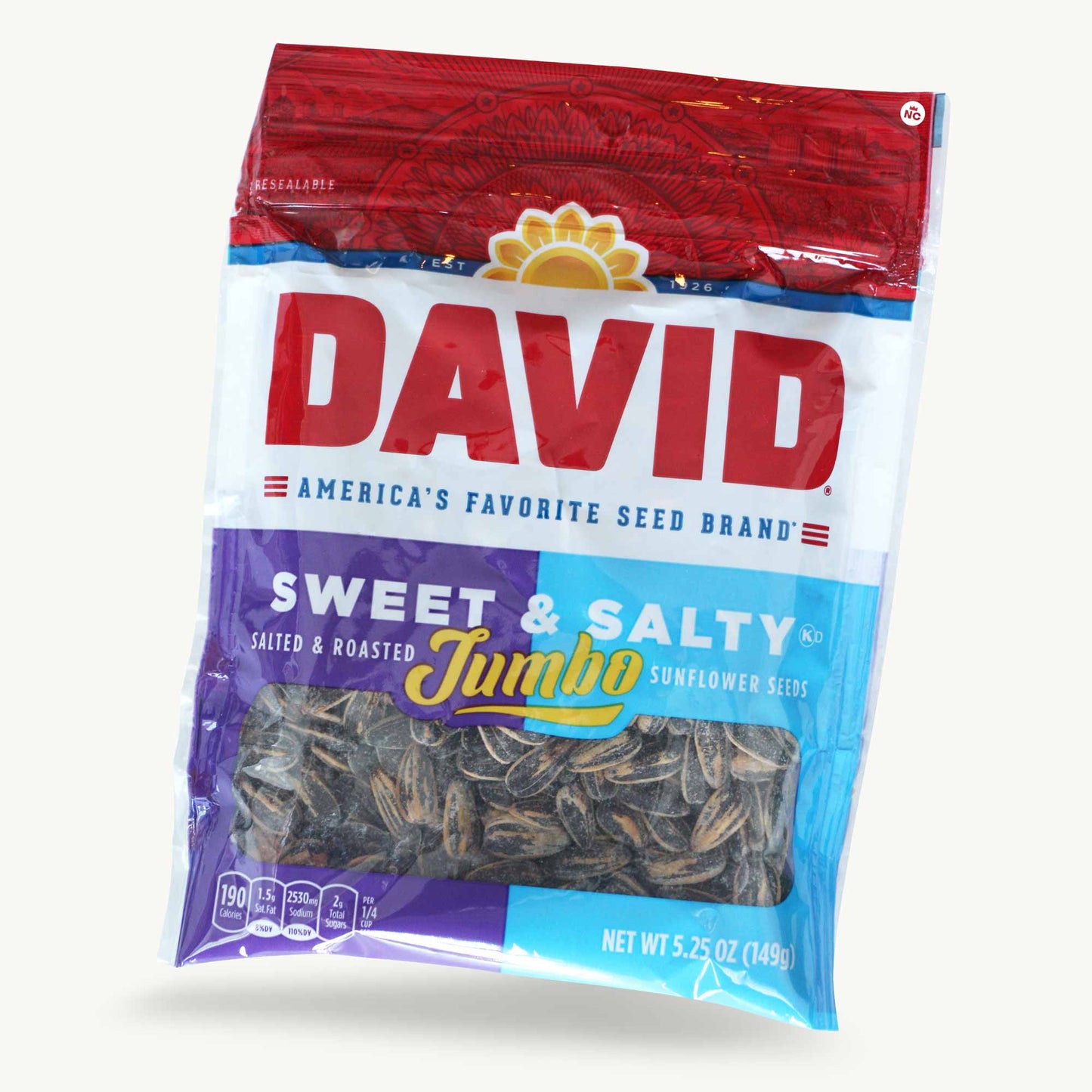 DAVID BIGS Sunflower Seed Variety Pack 9, 5.25OZ - North Fork Sour Cream Onion Kettle Potato Chip 2oz - 10 Items