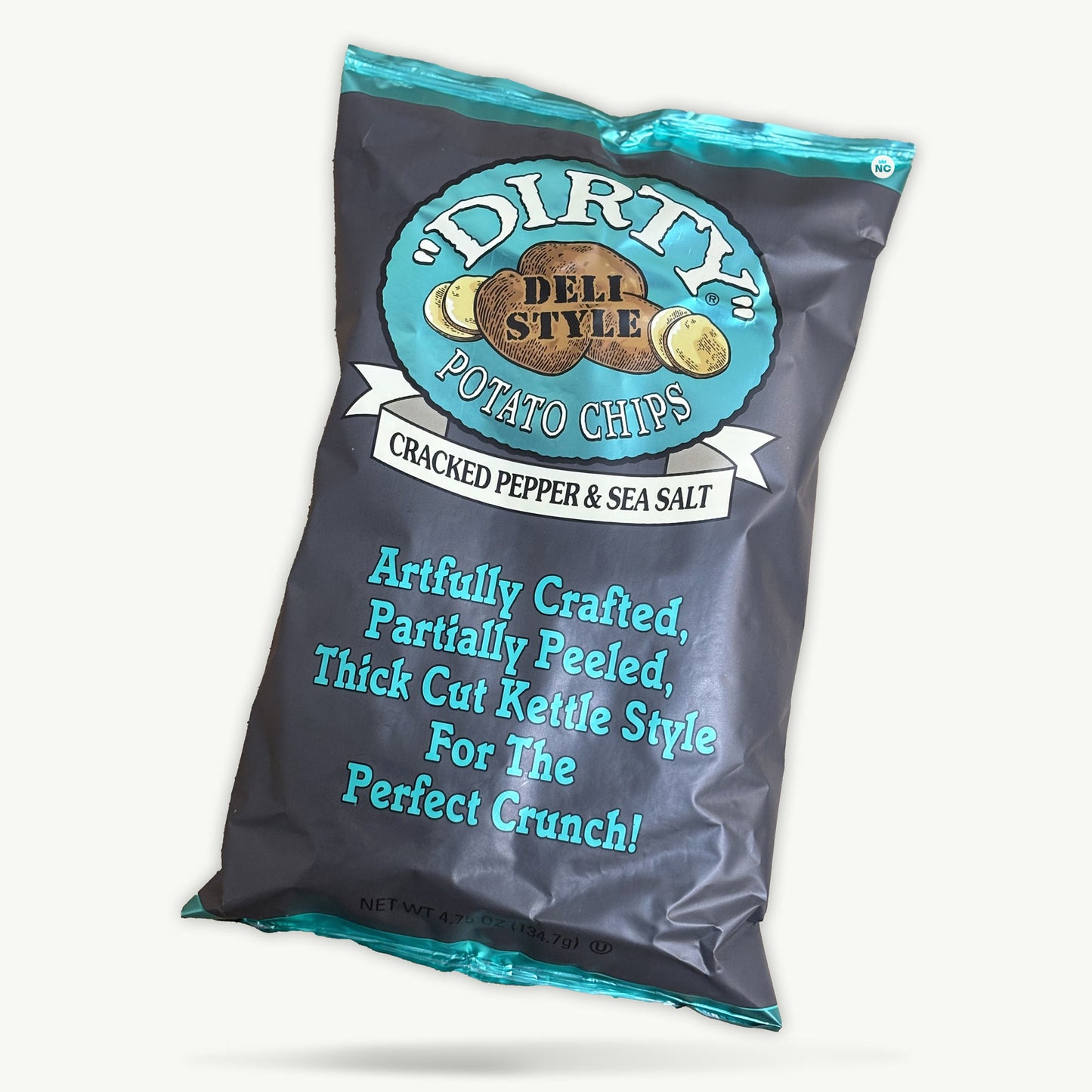 Dirty Cracked Pepper Sea Salt Kettle Potato Chips 4.75oz