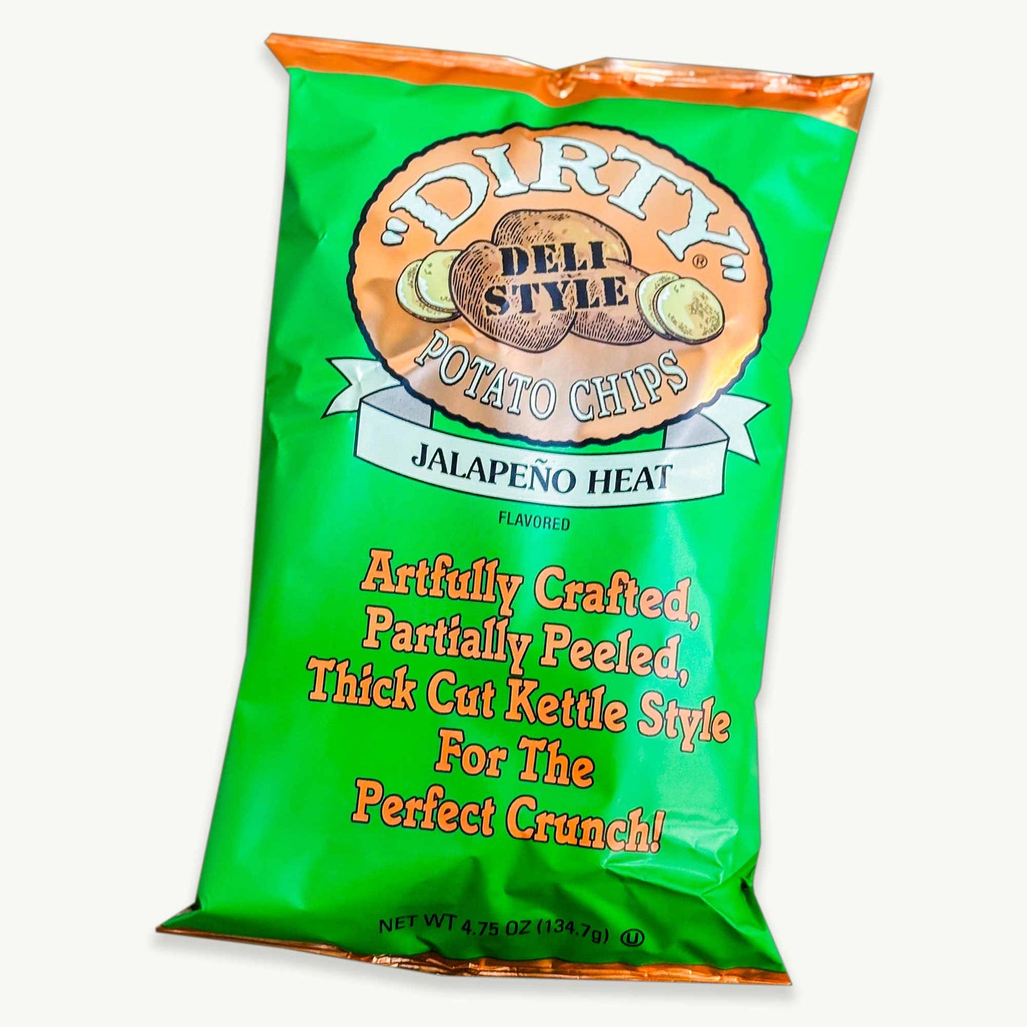 Dirty Potato Chips Variety Pack 4.75oz - Sour Cream Onion, Jalapeno Heat, Salt Vinegar, Sea Salted, Mesquite BBQ, Cracked Pepper Sea Salt, Cheewees Jalapeno Cheddar Cheese Curls - 7 Items