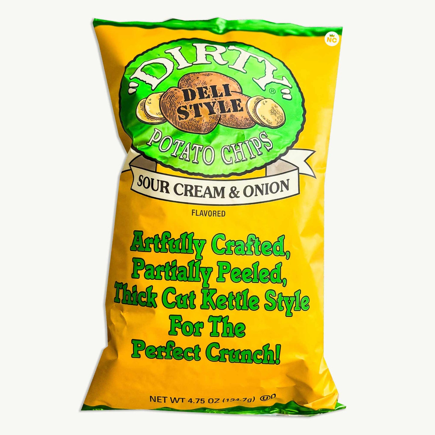Dirty Potato Chips Variety Pack 4.75oz - Sour Cream Onion, Jalapeno Heat, Salt Vinegar, Sea Salted, Mesquite BBQ, Cracked Pepper Sea Salt, Cheewees Jalapeno Cheddar Cheese Curls - 7 Items