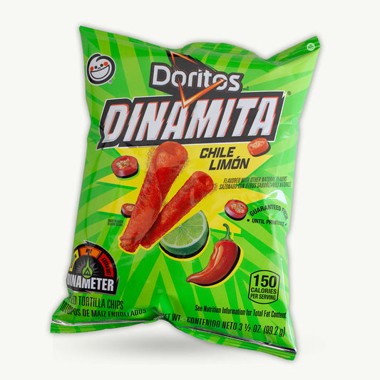 Doritos Dinamita Chile Limón Tortilla Chips 3.5oz
