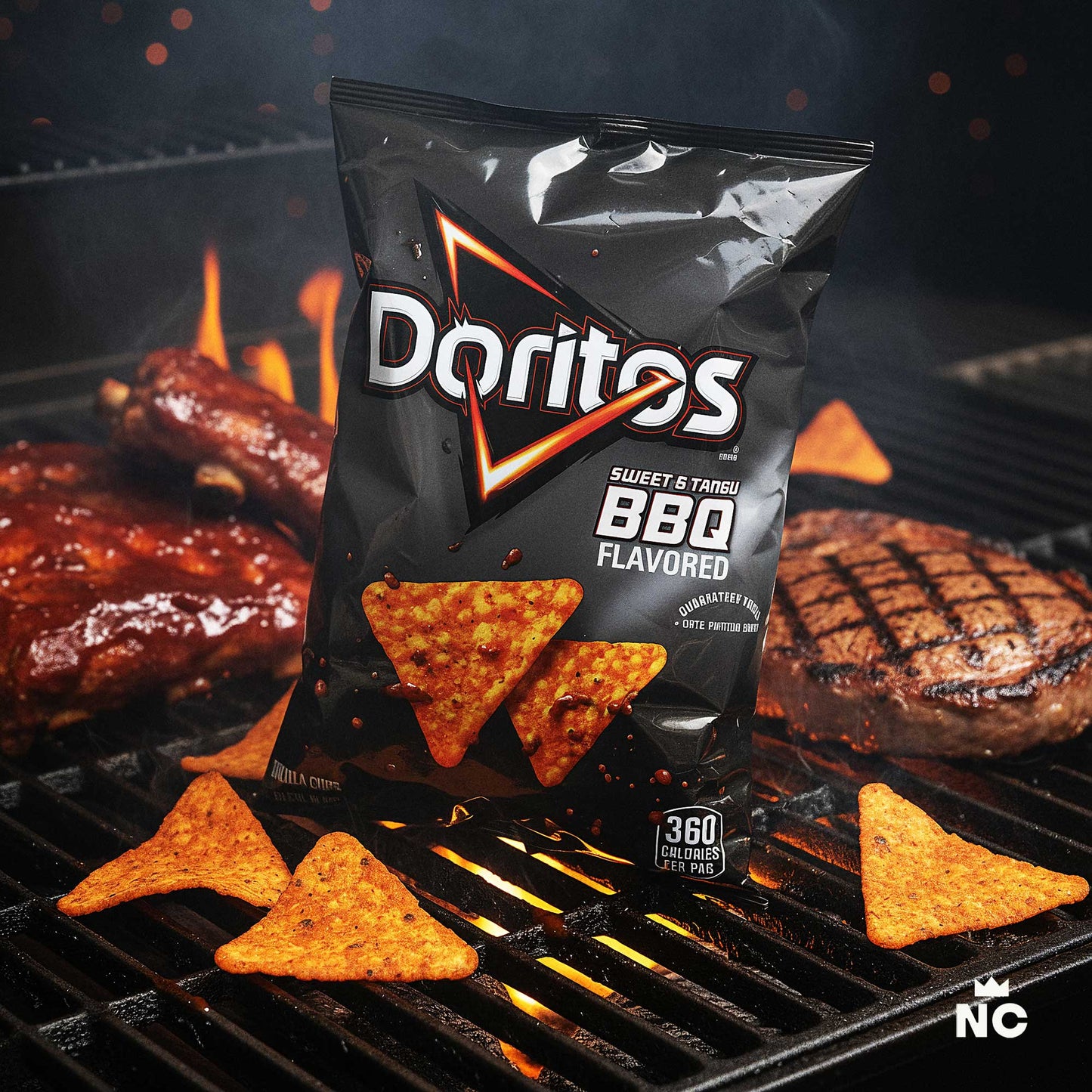Doritos Sweet Tangy BBQ Tortilla Chips 2.5oz