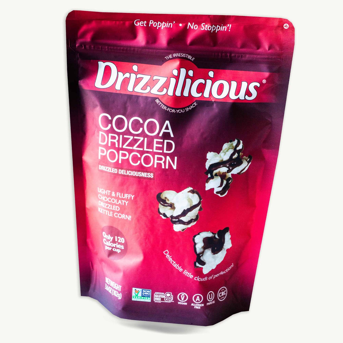 Drizzilicious Mini Rice Cakes Variety Pack - Birthday, Salted Caramel, Cookies & Cream, Cinnamon Swirl, French Toast, Cocoa Drizzled Popcorn, Very Berry - 7 Bags