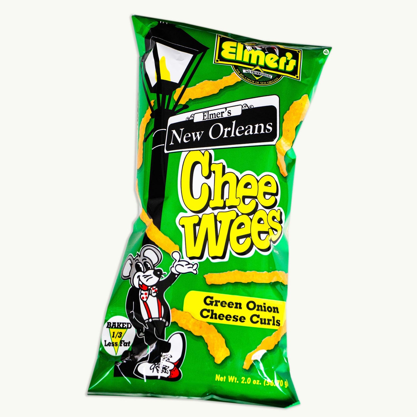 Elmer's Chee Wees Green Onion Cheese Curls 2oz