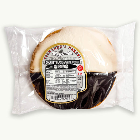 Fernando's Bakery Gourmet Black and White Cookie 3oz