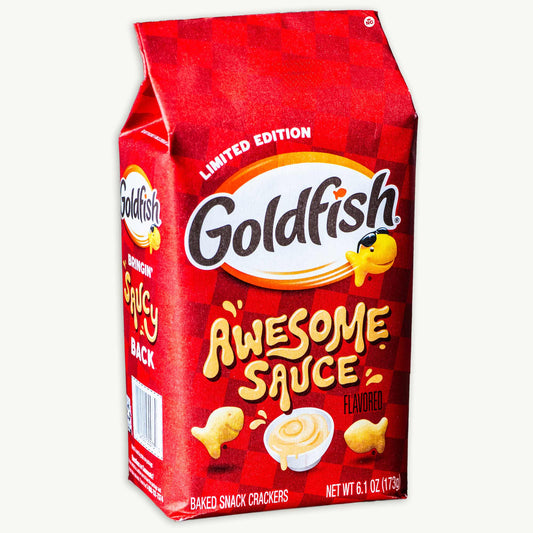 Goldfish Awesome Sauce Crackes - Limited Edition 6.1oz