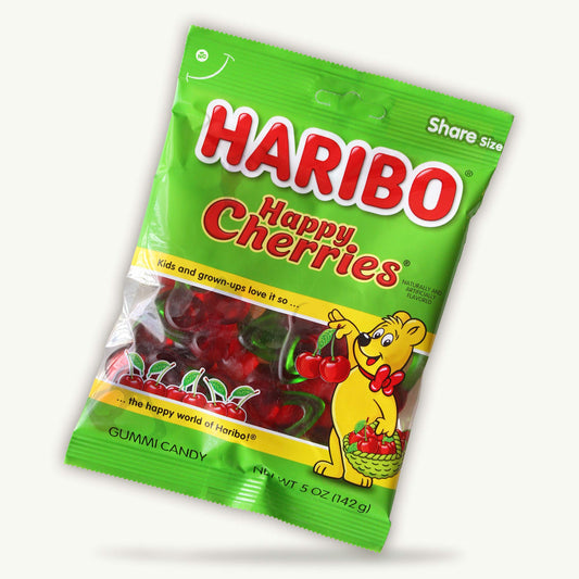 Haribo Happy Cherries Gummy Candy 5oz