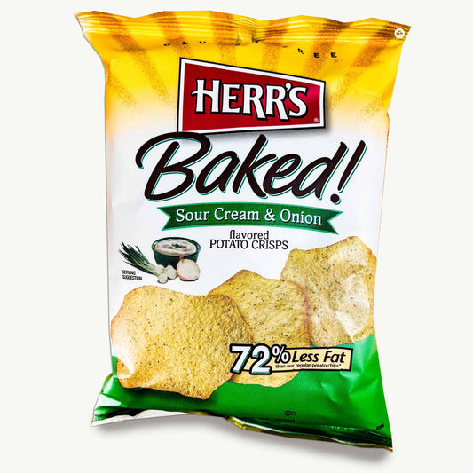 Herr's Baked Sour Cream Onion Potato Crisps 1.875oz