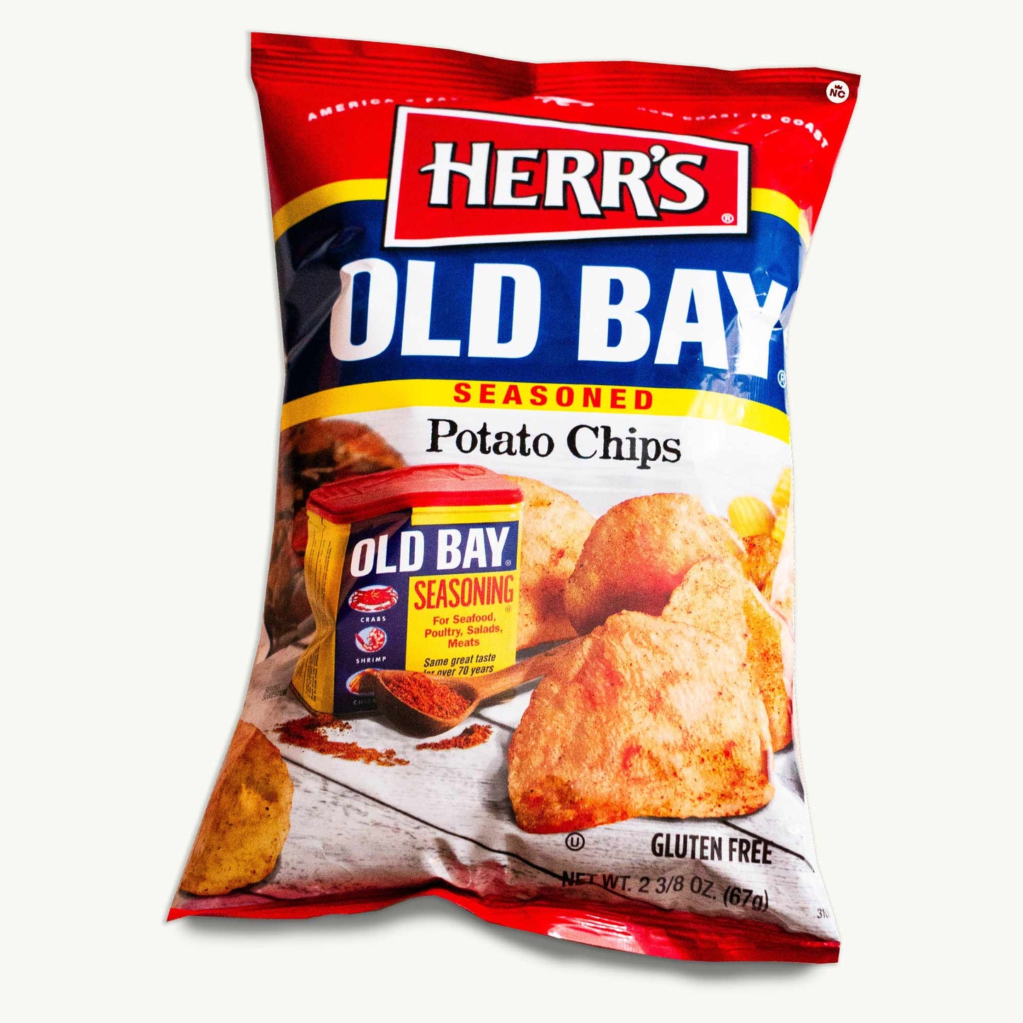 Herr's Old Bay Potato Chips 2.37oz