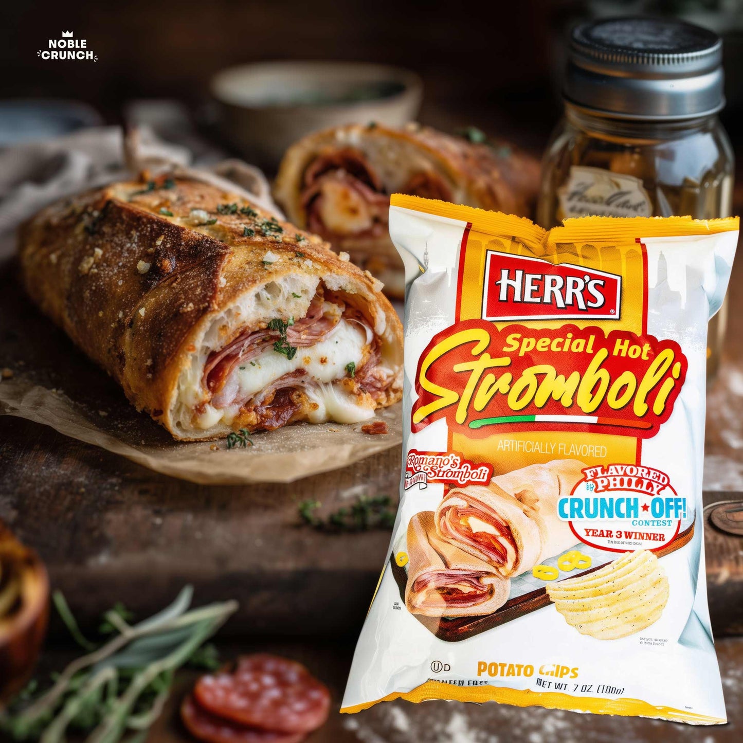 Herr's Special Hot Stromboli Potato Chips 7oz