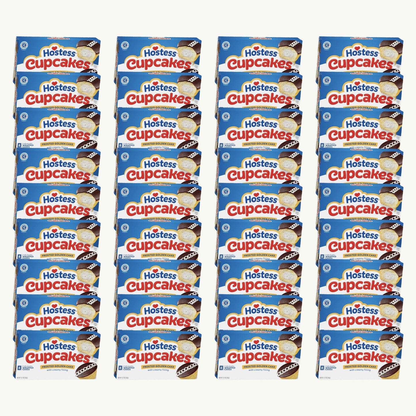 Hostess Cupcakes Frosted Golden Cake 12.7oz 8ct