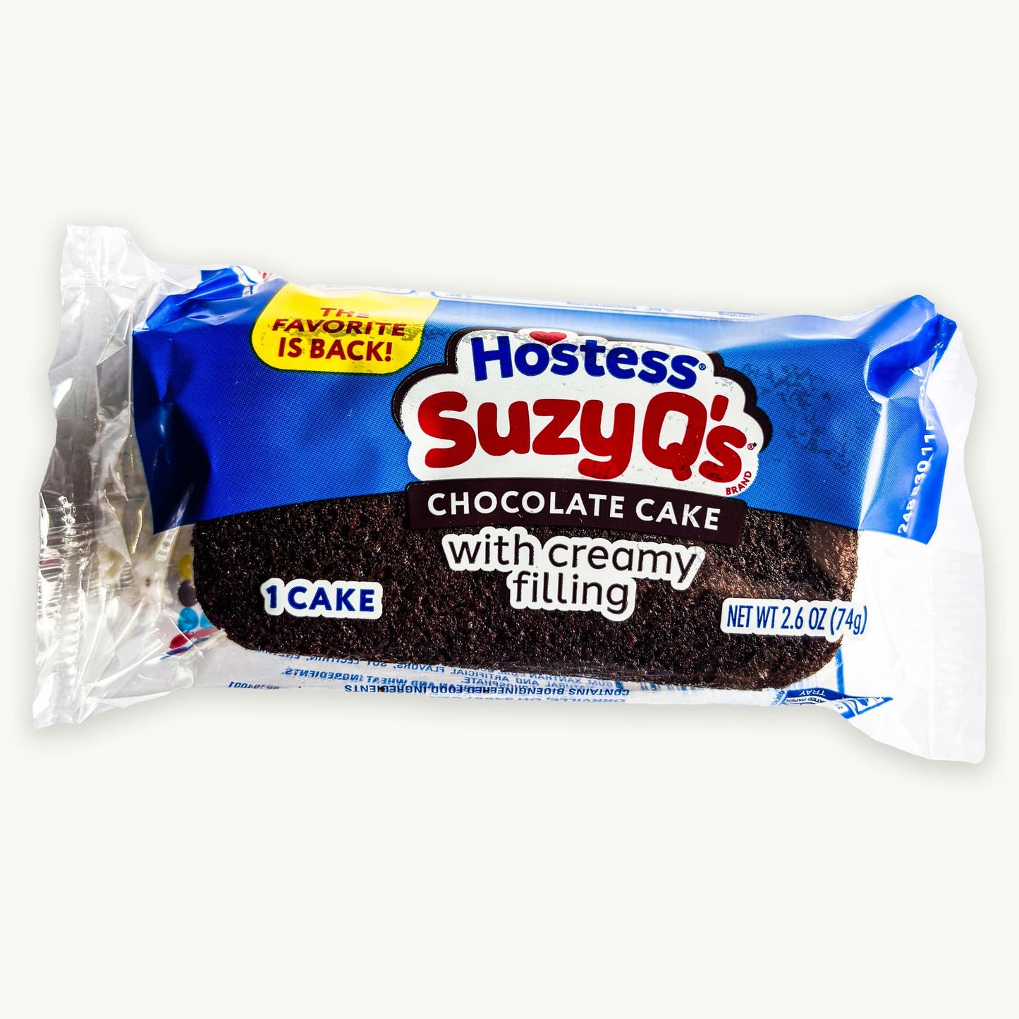 Hostess Suzy Q's Creme Filled Chocolate Cakes 2.6oz