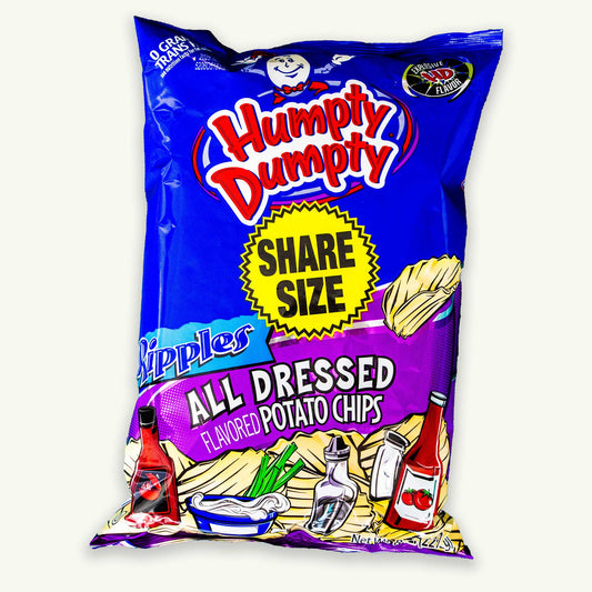 Humpty Dumpty Ripples All Dressed Potato Chips 8oz
