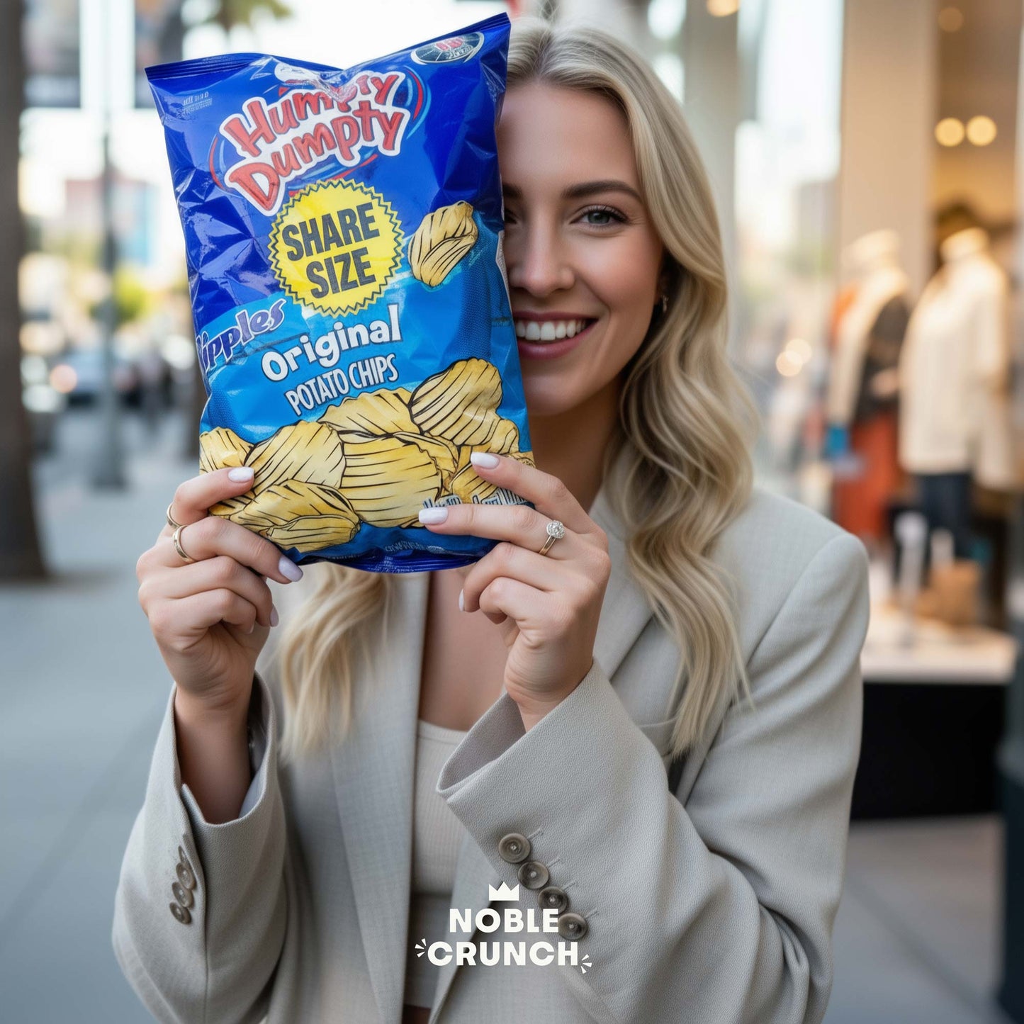 Humpty Dumpty Potato Chips Variety Pack 8oz - Ketchup, All Dresses, BBQ, Original, Dill Pickle - Cheewees 400 Degreez Hot Cheese Curls - 6 Items