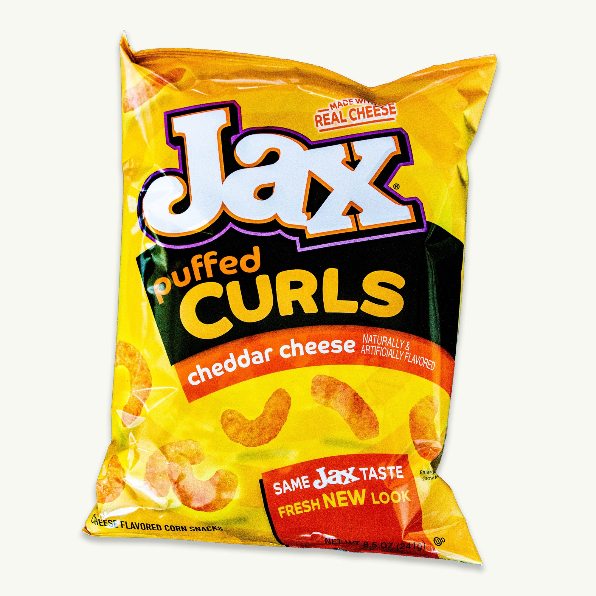 Jax Puffed Cheddar Cheese Curls 8.5oz – Noble Crunch